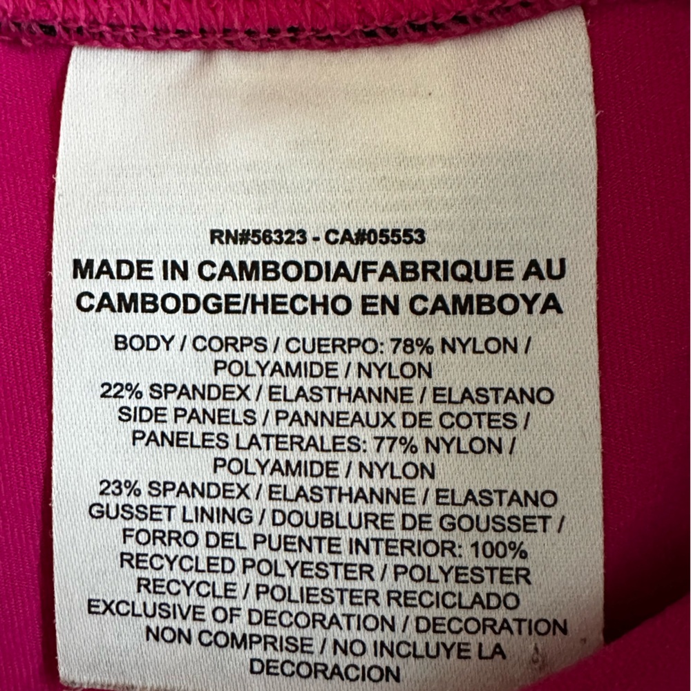 Nike Dri-FIT Capri Pant Activewear Legging Hot Pink/Black Women’s Size Small. - Picture 8 of 16